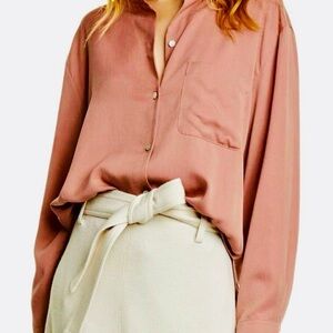 Vince Women’s Rose Button-Down Shirt